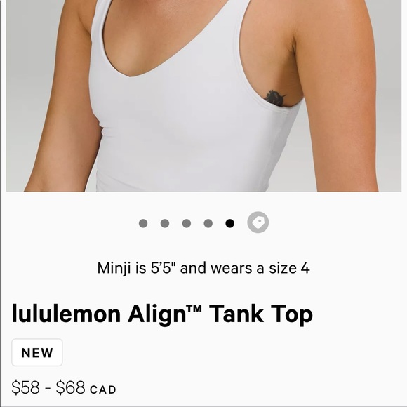 Lululemon Align Tank - Picture 2 of 3